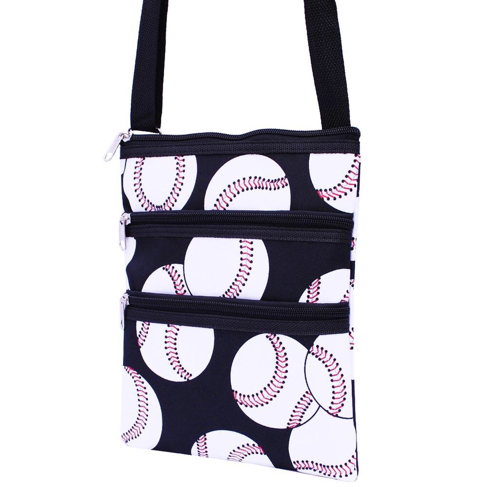 Baseball messenger bag
